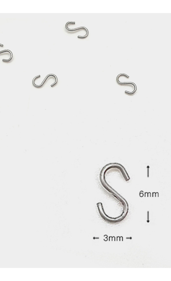 S hook (0.6cm)