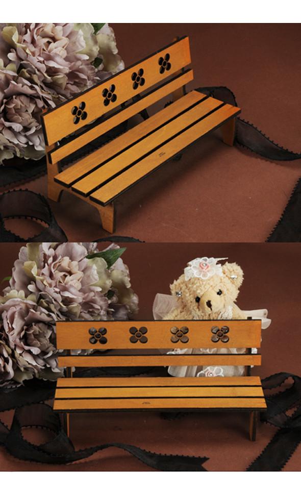 USD Size - Povoda Wood Bench (Brown)