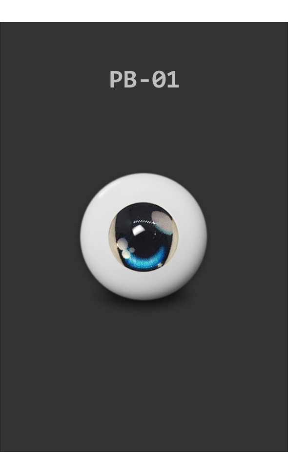 16mm - Half-Round Acrylic Eyes (PB-01) - PA