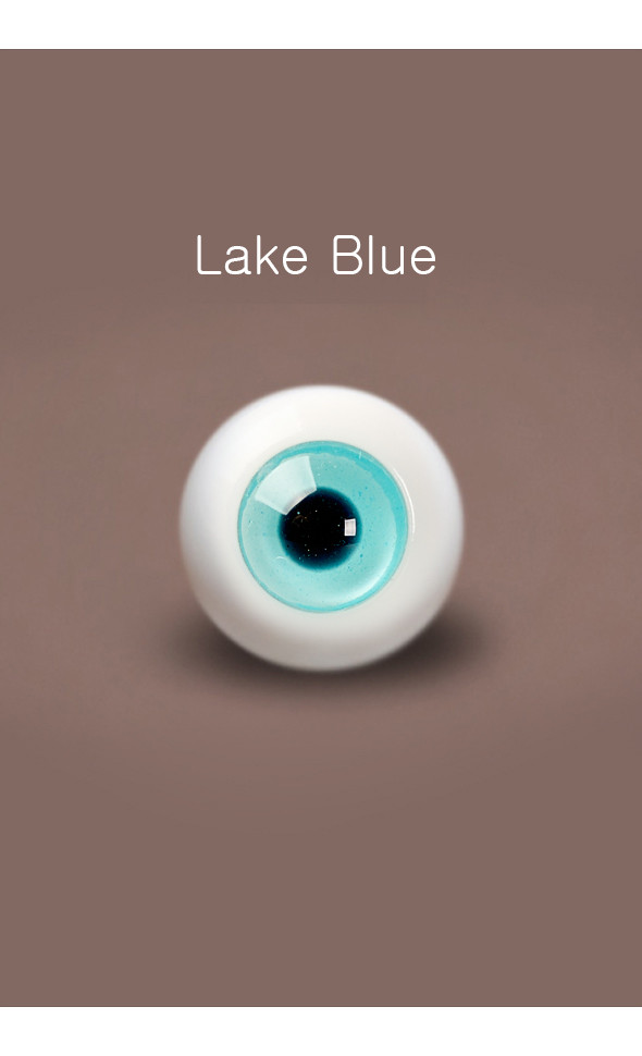 12mm Round Glass Eyes (Lake Blue)