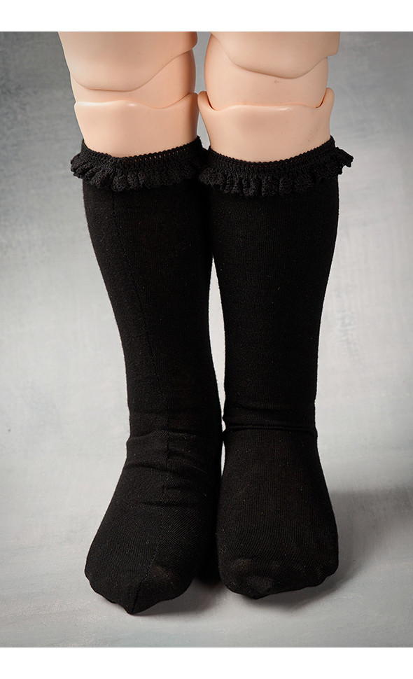 Lusion Doll Size - PPM Knee Socks (Black)