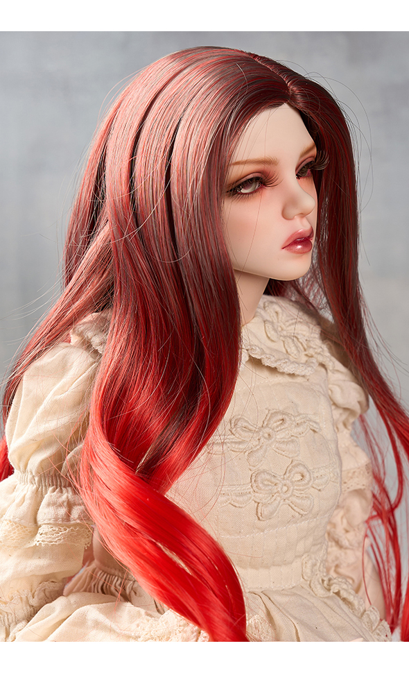 (8-9) Sokong Parting Wig (Red)