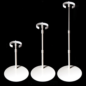 43cm~90cm Dollmore Waist Fixed 3-stages Doll Stand (White) - LE30/Lusion/IDEALIAN/MODEL/SD/MSD)