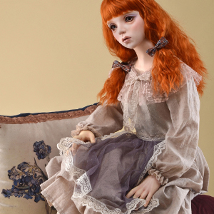Trinity Doll Size - Remise dress Set (D Beige)[C4-3-3]