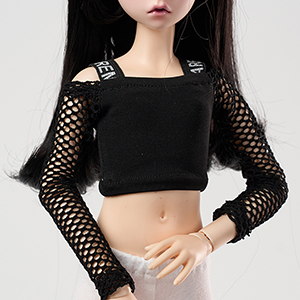 MSD - NL Crop T Shirt (Black)