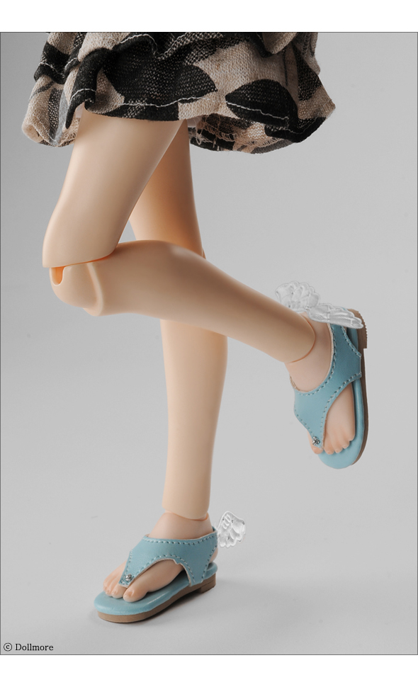 (Damage) MSD - KKM Flip Flop Wing Shoes (Sky)