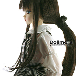 (7-8) Pony Tail All Bind Wig (Black)