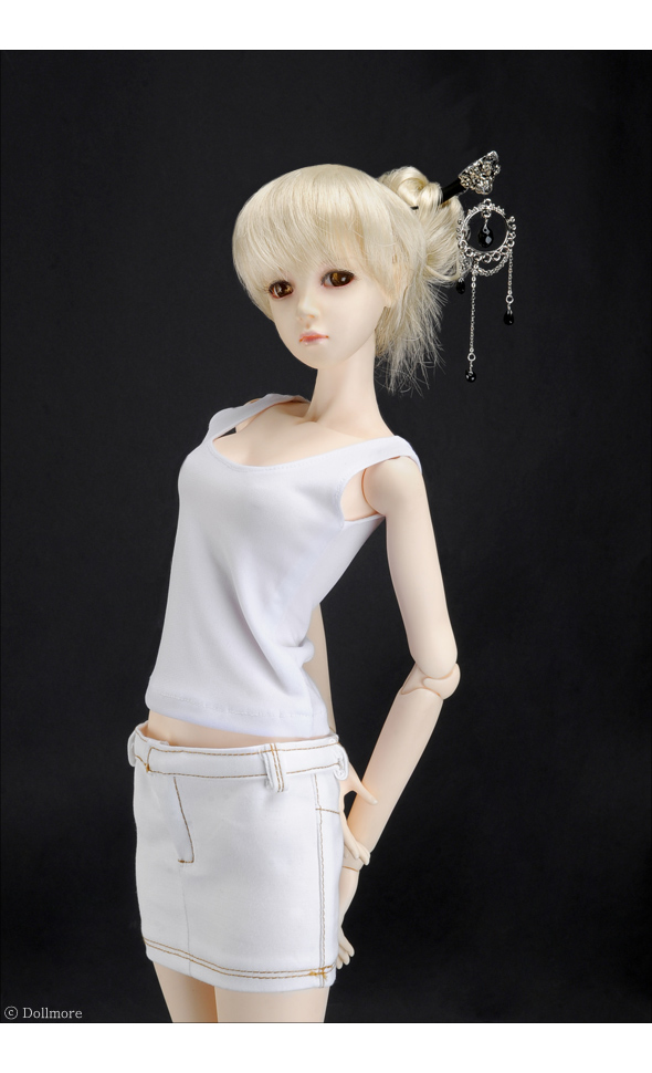 Model F - Issue Sleeveless T (White)