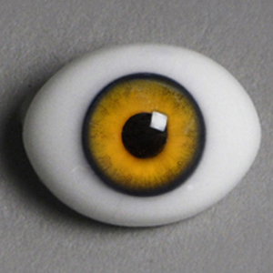 12mm Classic Flat Back Oval Glass Eyes (MA09)