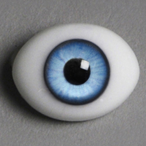 12mm Classic Flat Back Oval Glass Eyes (MA12)