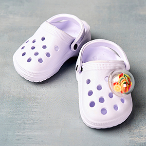 SD & MSD - Rubber Slippers (White)