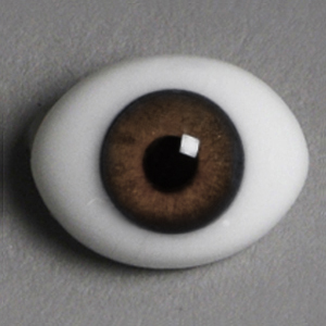 12mm Classic Flat Back Oval Glass Eyes (MA11)
