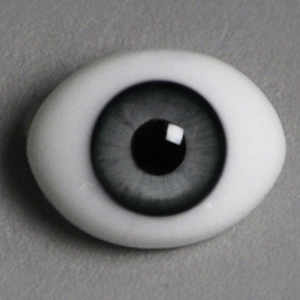 12mm Classic Flat Back Oval Glass Eyes (MA16)