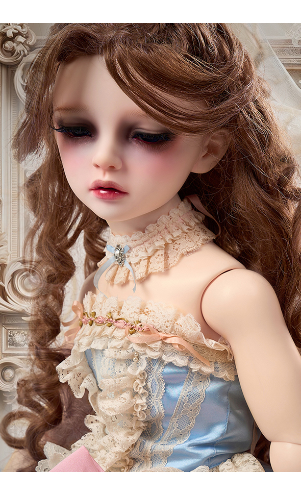 (13-14) DE Styling Long Sobazu Wig (Chestnut Brown)