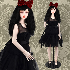 Trinity Doll F Size - Ebon Lily Dress (Black)