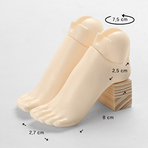 Model Woman Feet Set - high heels Feet Set (Normal)