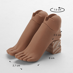 Model Woman Feet Set - high heels Feet Set (Suntan-B)