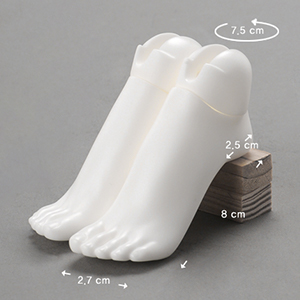 Model Woman Feet Set - high heels Feet Set (White)