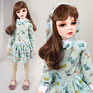 Lusion Size - Zoo Hoody Dress (Blue)