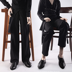 Trinity Doll M Size - Obsidian Tailored Pants (Black)