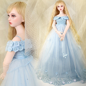 Trinity F Doll Size - Larmes de Fee Dress (Blue) - LE5