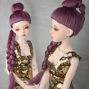 (8-9) Velmira Long Wig - Violet