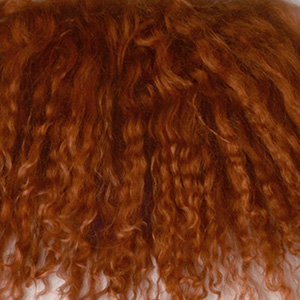 Dollmore Natural Wave Mohair (including mohair/skin)/Red Brown