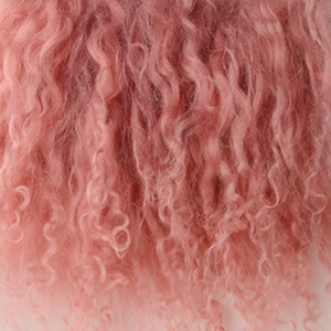 (Sale Item) Dollmore Natural Wave Mohair (Including Mohair/Skin)/D Pink