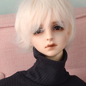 (8-9) SP Wind Cut Wig (Platinum Blonde)