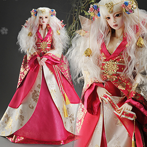 (Limited Costume)Model Doll Size - Cream_Cascade Dress Set - LE10
