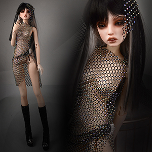 Model F - APK Mesh Dress(Black)