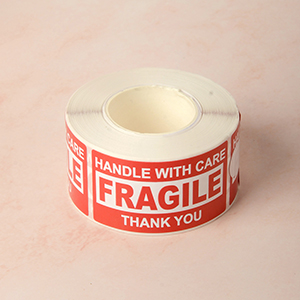 FRAGILE – Handle with Care Sticker Roll