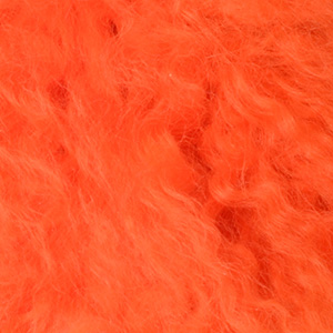 Dollmore Natural Wave Mohair (including mohair/skin)/Tangerine Blaze