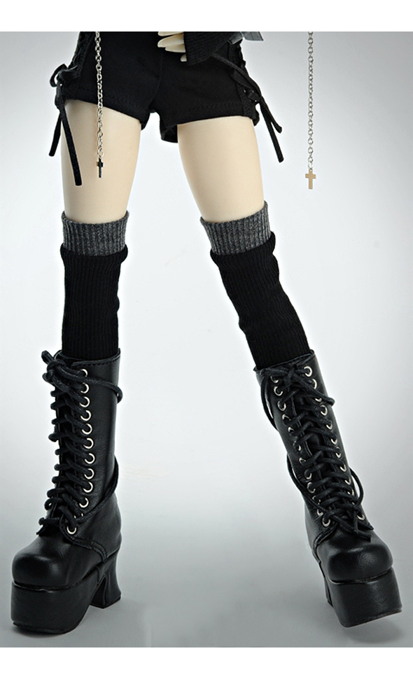 MSD - L Knee socks(Black)
