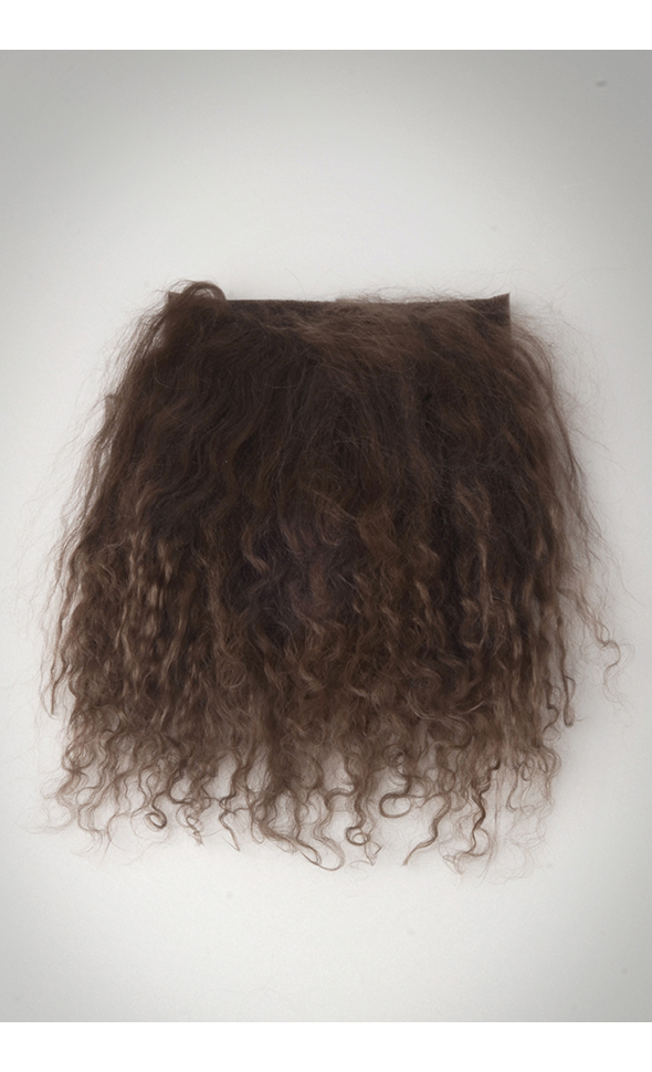 Dollmore Natural Wave Mohair (including mohair/skin)/Dark Coffee Brown