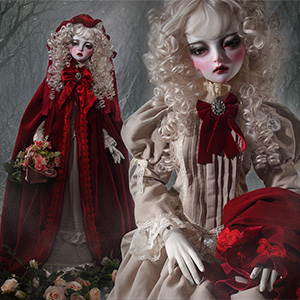 [Limited Dress] Trinity Doll F Size - Crimson Reverie Dress Set - LE10