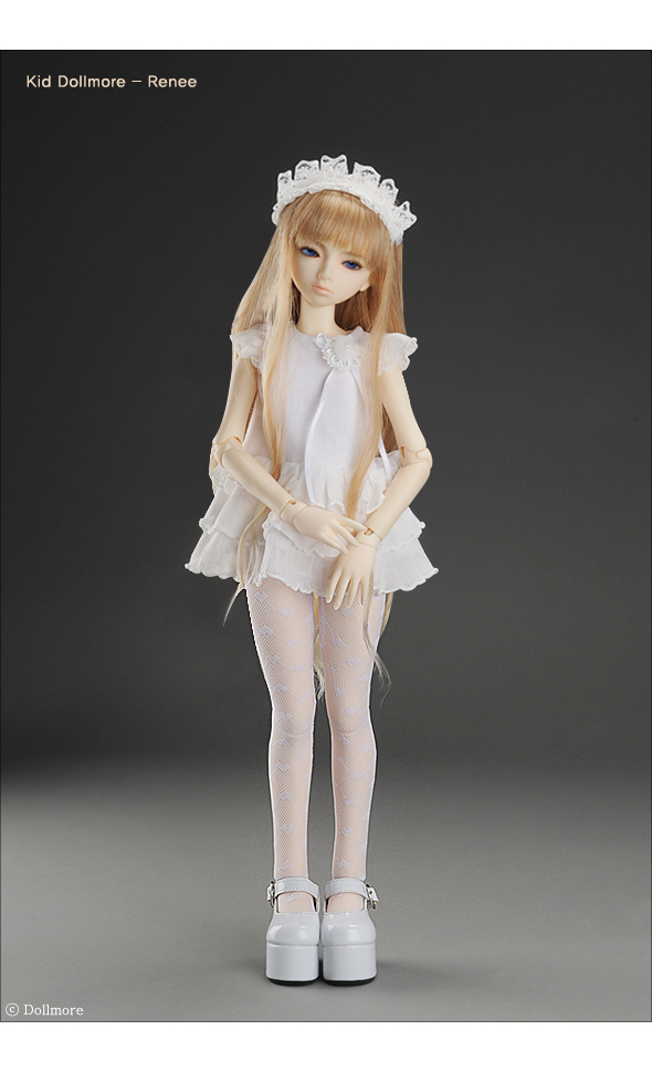 MSD - Heart MC Panty Stocking (White)