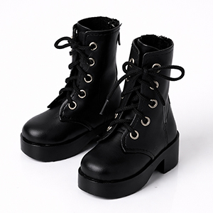 MSD - Runa Classic Lace Up Boots (Black)