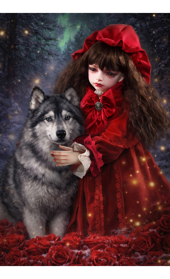 (Limited Costume) Lusion Girl Size - Crimson Reverie Dress Set - LE10