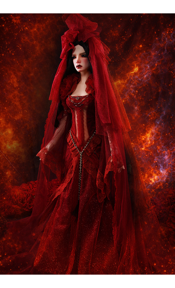 [Limited Dress]Trinity Doll F Size - Blooded Hex Dress Set - LE5