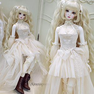 SD size - AK-423 Ivory Race Longtail Dress (limited sale until February 10, 2026)
