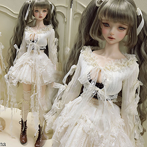 SD size - AK-422 Vintage bowknot Cardigan (limited sale until February 10, 2026)