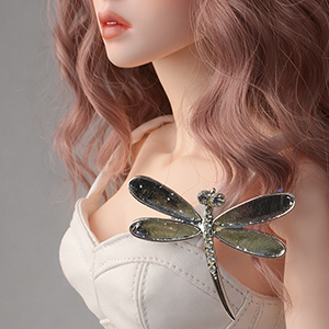 Dragonfly Wing Brooch (Silver)