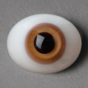 12mm Flat Back Oval Glass Eyes (TY02)