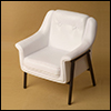 1/6 Scale USD Size Modern Chair (White)