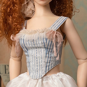 (Pre-order)Trinity F Doll Size - Elowen Corset Top (Blue) - LE 7
