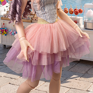 Trinity F Doll Size - Sugar Bloom Skirt (Pink Lavender)