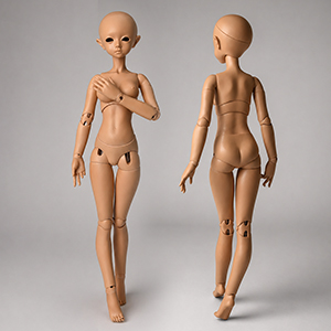(Special Discount) Judith Girl Doll - Suntan Momo/Damaged/Yellowing)
