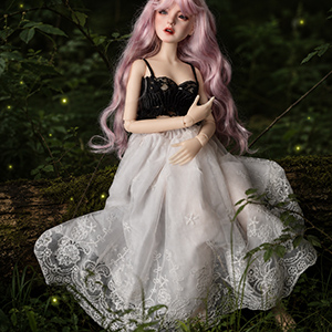 SD-Sylphide Lace Tulle Skirt (White)