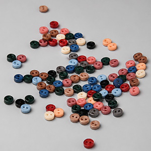 3mm Mini Color Buttons for Doll Clothes / Doll Clothes Buttons (Random Color, 20 Pieces)